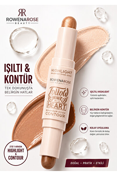 ROWENAROSE Contour Stick - Çift Taraflı Stick Kapatıcı