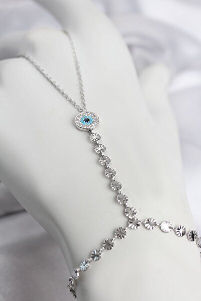 Inure Jewelry حجر الزركون النحاسي باللون الفضي طراز نازار شهميران