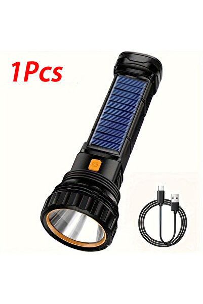 Choice 1PCS Multi-function Solar LED Flashlight Super Long Range Tactical Tor...