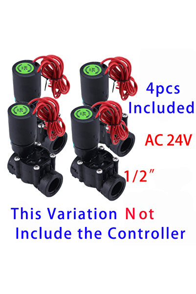 Choice3 0.5inch4pcs 8 Station WiFi Indoor Smart Sprinkler Controller and Sole...