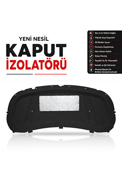 öz-iş Opel Astra K HB Kaput Altı İzolatörü (2015 - 2022 Arası)