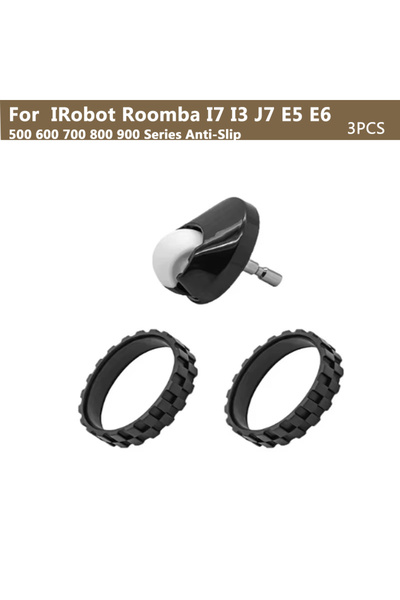 choice2 Dark Khaki Replacement Front Wheel and Tires Skin Parts for IRobot Ro...