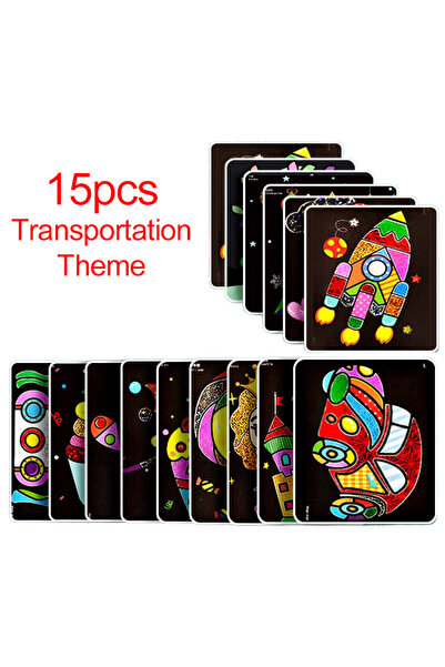 choice2 15TQJT Children Magical Painting Art Stickers Painting Handmade DIY T...