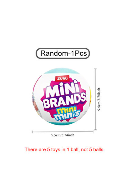 Choice Refrigerator ball Zuru Surprise Toy My Mini Brands Kawaii Baby Food Fi...