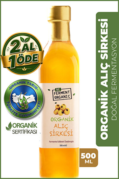 BE FERMENT Organik Alıç Sirkesi 500 ml – Pestisit Analizli | Katkısız | Doğal...