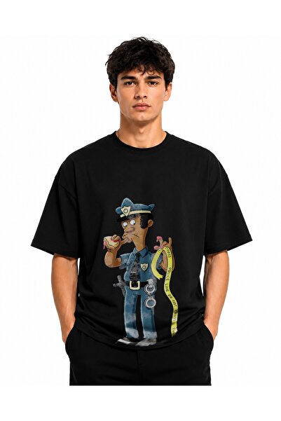 Inscriptie Tricou Unisex Bumbac Premium Casual " Lou simpsons "
