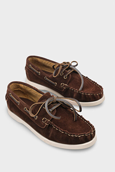 Capone Outfitters Stephie Genuine Leather Suede Women's Loafer Boat Shoes