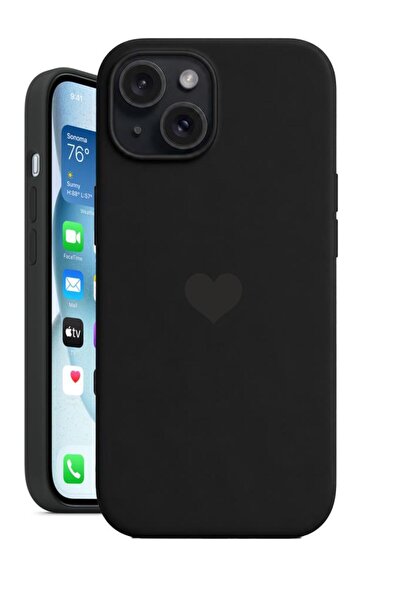 3GEN CASE iPhone 13/14/15 Uyumlu Logo Kalp Desenli Renkli Lansman Kılıf İçi K...