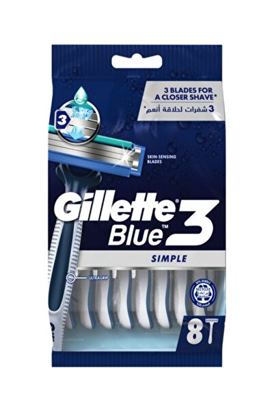 Gillette Gillette Blue 3 Razor 8 Razor Case (7702018454693)