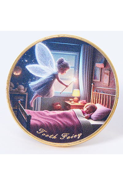 Choice B 4PCS Tooth Fairy Cartoon Souvenir Coin Collection