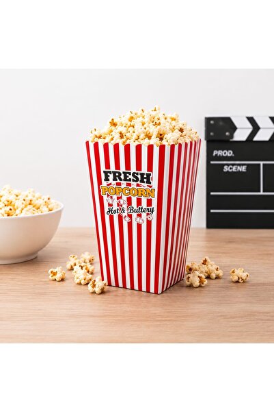 A&A Movie Day XI Kırmızı Popcorn Patlamış Mısır Kovası - Çerezlik Atıştırmalı...
