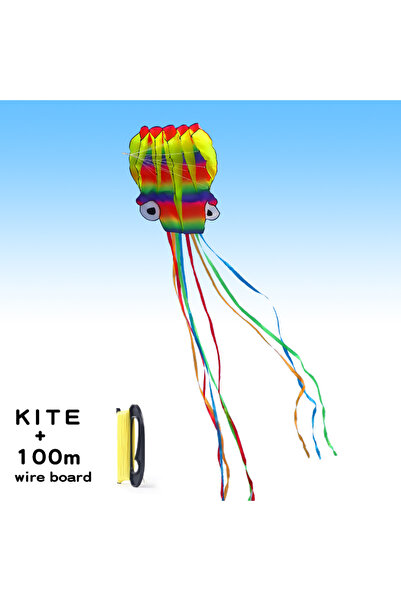Choice Colorful Octopus Yongjian 3D Octopus Soft Kite, 5-Meter Giant Kite wit...