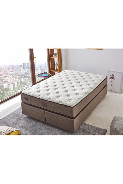 Niron Yatak Çift Kişilik Lüks Pamuklu Ergonomik Yatak 130x190 Cm Niron Organi...