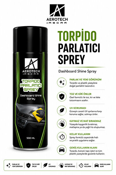 Aerotech TORPİDO PARLATICI SPREY 500 ML