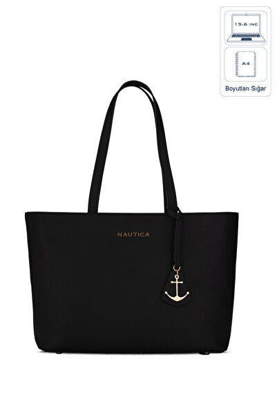 Nautica Sıyah-Sıyah Kadın Omuz Çantası Cn7663t