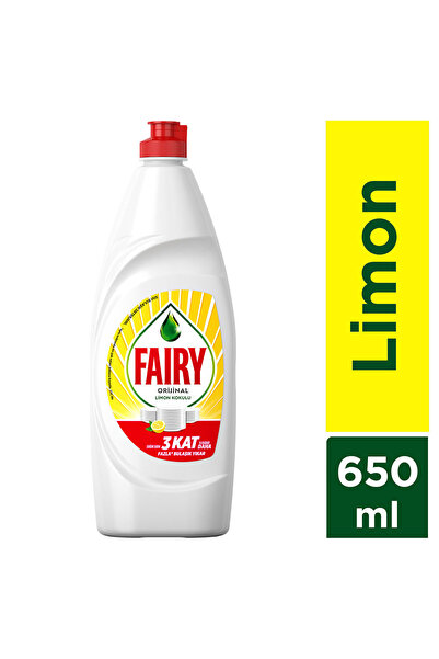 Fairy 650 ml Sıvı Deterjan Limon Kokulu