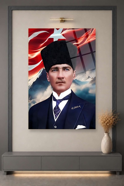 HMDS CONCEPT Mustafa Kemal Atatürk Cam Tablo 52