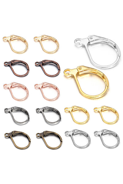 Choice 13X11mm 50pcs random mix color 50pcs/lot Hypoallergenic Earring Hooks ...