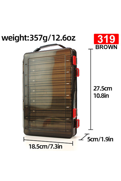Choice 319 بني WEIHE قطعة واحدة 328#319# طقم خطافات بلاستيكية مزدوجة الجوانب ...