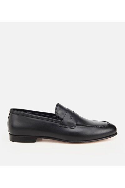 Hotiç Erkek Deri Siyah Klasik Loafer