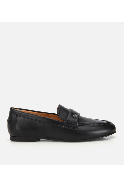 Hotiç Kadın Deri Siyah Yumuşak Dokulu Klasik Loafer