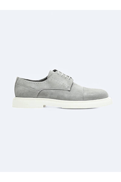 Kip Pantofi gri din piele intoarsa Smart Casual