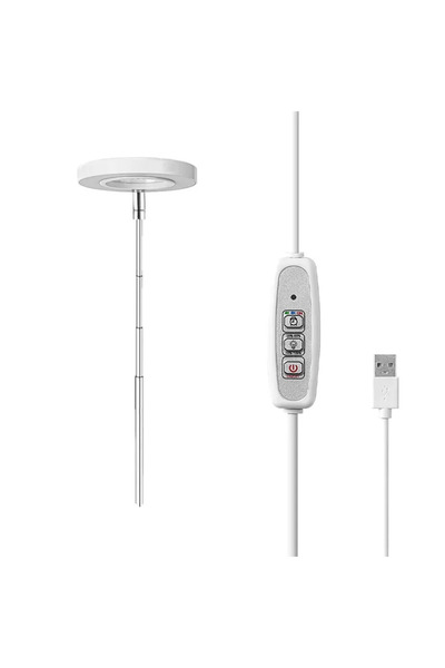 Choice مصباح نمو النباتات LED داخلي على شكل حلقة ملاك بدون قاعدة USB مع مؤقت ...