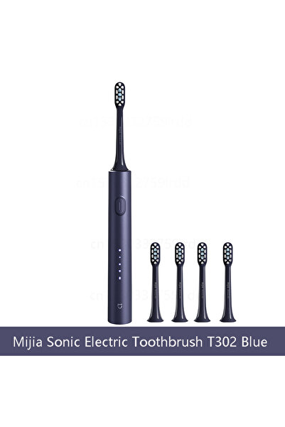 Choice MIJIA Blue Mijia Sonic Electric Toothbrush T302 3colors 4 Brush Heads ...