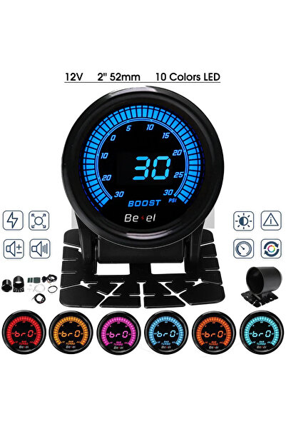 Choice8 Boost Gauge Psi 52mm Boost Water temp Oil temp Volt Vacuum Tachometer...