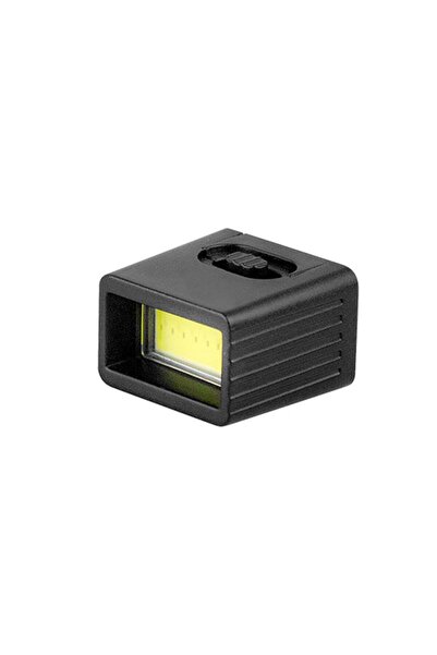 Choice مصباح يدوي صغير محمول يعمل ببطارية 6F22، مزود بمصباح LED COB بجهد 9 فو...