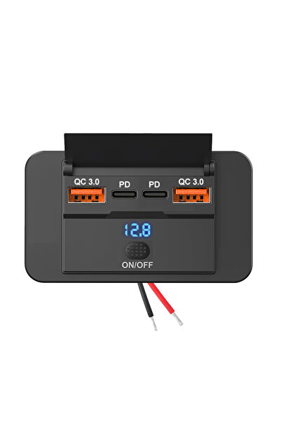 Choice3 kebidumei 2xQC3.0 2xPD 108W 4 Ports 12V RV USB Outlet 90W PD and QC 3...