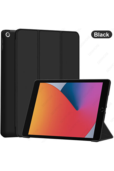 Choice3 جراب أسود لجهاز iPad من الجيل التاسع/الثامن/السابع مقاس 10.2 بوصة، إص...