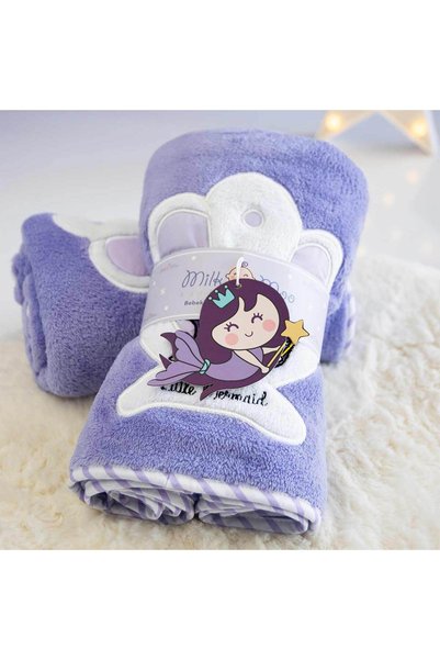 Milk & Moo Milk&Moo Little Mermaid Baby Blanket Ultra Soft Swaddle Blanket for Stroller
