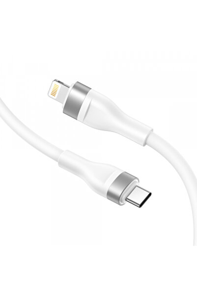 Lito Cablu Date si Incarcare USB-C - Lightning LD02CL, 30W, 1.2m, Alb