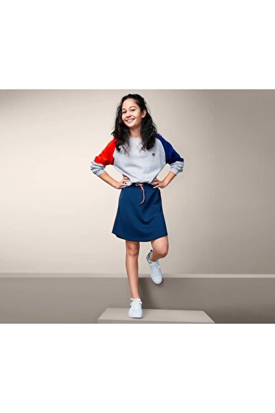 Tchibo Kids Girls Sporty Jersey Skirt, Navy