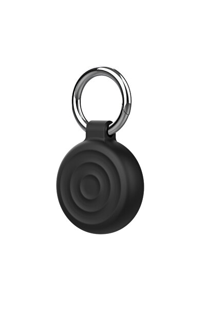 Choice black AirTag Keyring with Waterproof Case,360° Shockproof All-Round Ar...