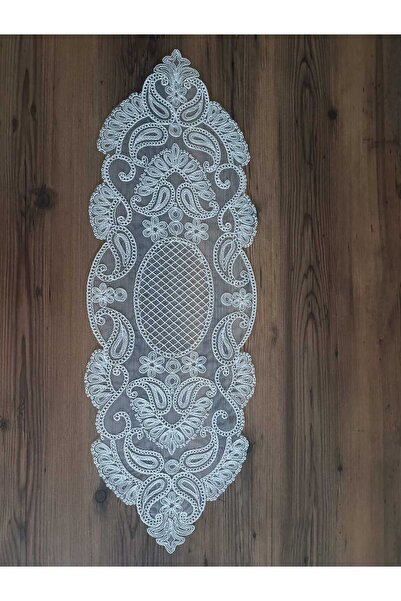 Lena Maison Luna Ecru Lace Runner / Table-Console Cover 35X105 cm