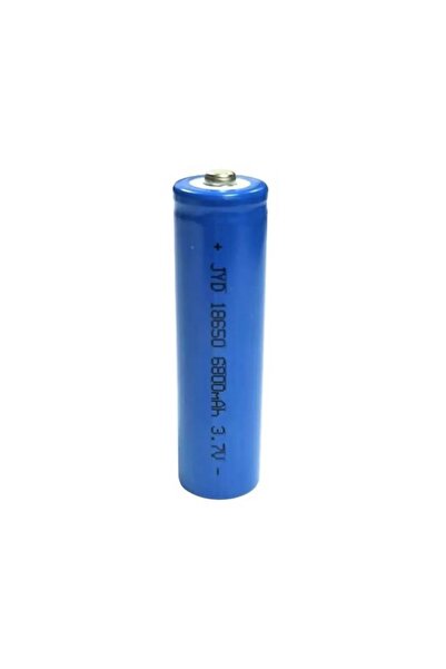 Watton 18650 Şarjlı Pil (El Feneri Pili) 3.7V 6800mAh BÜYÜK BOY Tekli