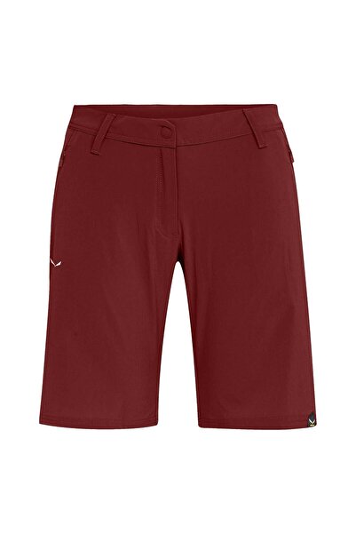 Salewa Pantaloni scurți de trekking pentru femei Talvena Durastretch-Grena-40/34