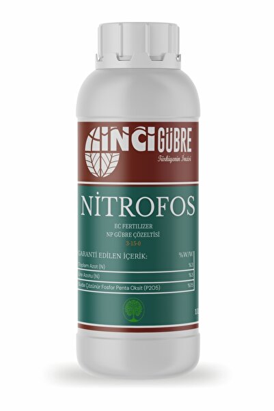 İnci Gübre Nitrofos Sıvı Fosforlu Gübre 1 Litre - Tomurcuklanma ve Çiçek Tutt...