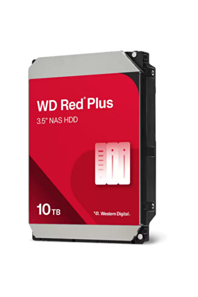 WESTERN DIGITAL Hard Disk Red Plus 10TB, SATA, 512MB, 3.5 inch