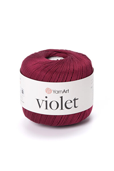 Yarnart Violet Mürdüm Koton Merserize Dantel Örgü İpi 0112
