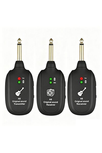 Choice1 نظام جيتار لاسلكي A8 1R2T Miwayer A8 - جهاز إرسال واستقبال مدمج قابل ...