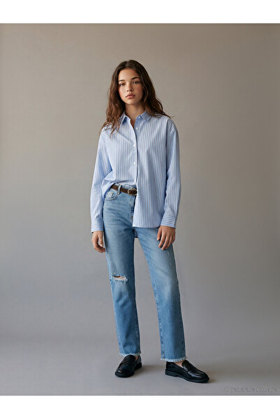 LC Waikiki Nevavm Straight Fit Girls' Jean Pants with a Difference