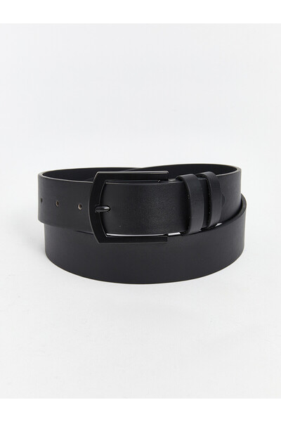 LC Waikiki Trendlucky Leather Look Men's Belt with a Difference
