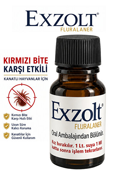 Exzolt Fluralaner – Kanatlı Hayvan Bit, Pire ve Kırmızı Bit 10 ml