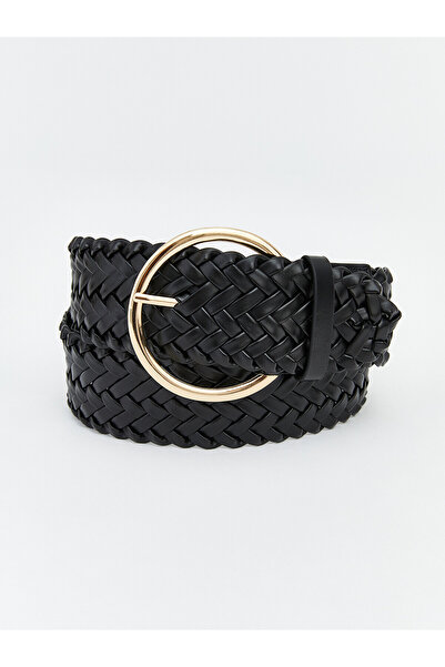 LC Waikiki Özmarka New Season Knitted Design Buckle Women's Belt