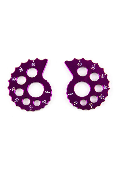 Choice4 Purple Motorcycle CNC Chain Adjuster Regulator Accessories For Honda ...