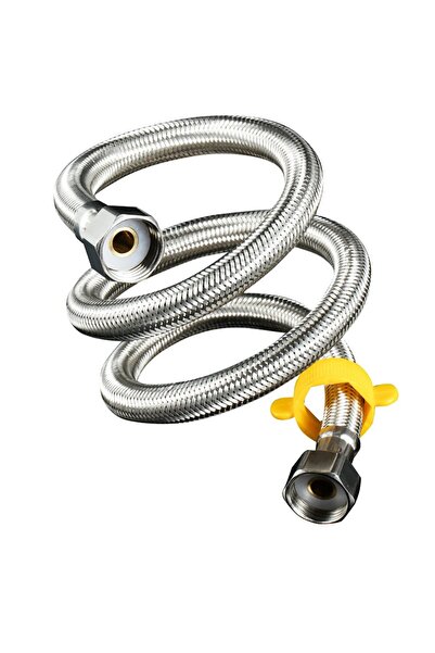 Choice7 1-2 40 Hot and Cold Water Faucet Inlet Hose 304 Stainless Steel Fauce...