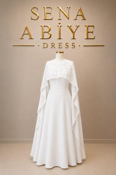 Sena Abiye Dress ASİL BEYAZ ABİYE